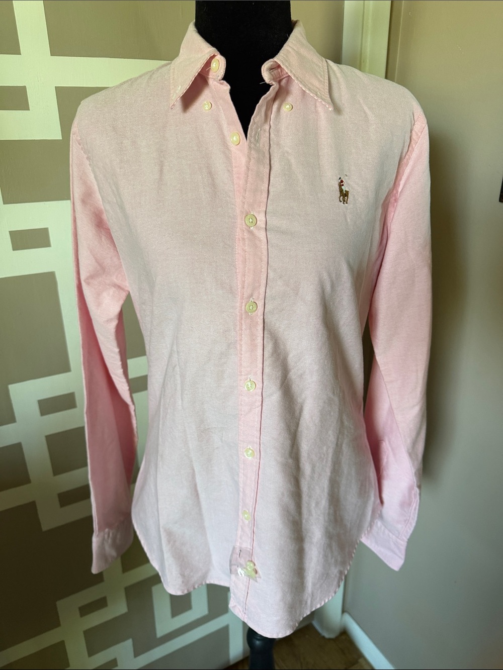 Polo by Ralph Lauren Pink Button-Down Oxford Shirt